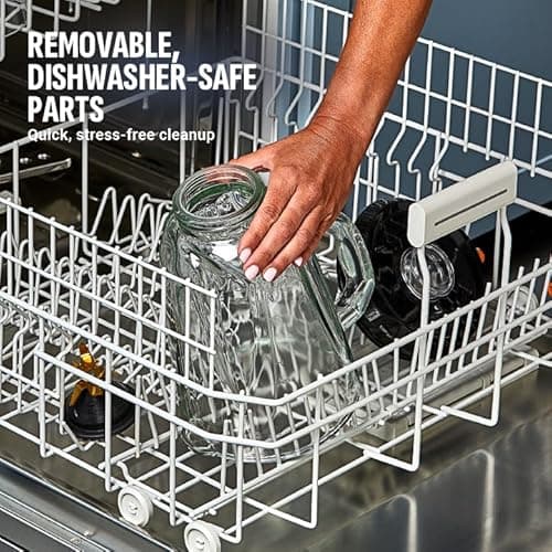 PowerXL Smart Pro Blender, BL6018, Smart Sensing Technology for Smooth Blends, Frappés, Salsas, 1800 Watts & 68 oz. Glass Pitcher 8