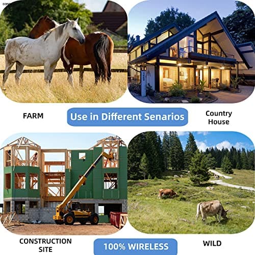 Xega 4G LTE Cellular Security Camera Outdoor Solar Camera Wireless Built-in SIM Card, 2K HD Color Night Vision PTZ 360° View, Smart PIR Motion Detection, 2-Way Talk, No WiFi, IP66 8