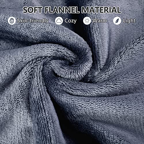 Tuffen Electric Heated Blanket Full Size, Extremely Soft Cozy Flannel Heating Blanket with Single Controller, 10 Heating Levels & 8 Hours Auto-Off, Fast Heating & Machine Washable, 72" x 84" 6