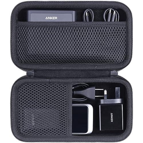 khanka Hard Travel Case Replacement for Anker 100W Charging Base + Anker Prime 27,650mAh 250W / 20,000mAh 200W PowerBank(Case Only).