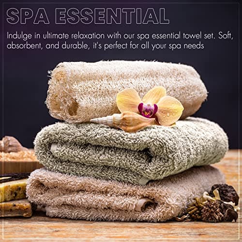 KAHAF Collection 6-Pack Bath Towels - Lightweight - Extra Absorbent - 100% Cotton - Shower towels (Multi, 27 inchesx54 inches) 6