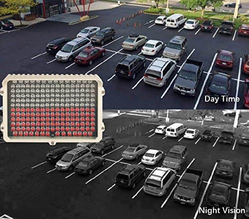CMVision IR130-198 LED Indoor/Outdoor Long Range 300-400ft IR Illuminator with Free 3A 12VDC Adaptor 8