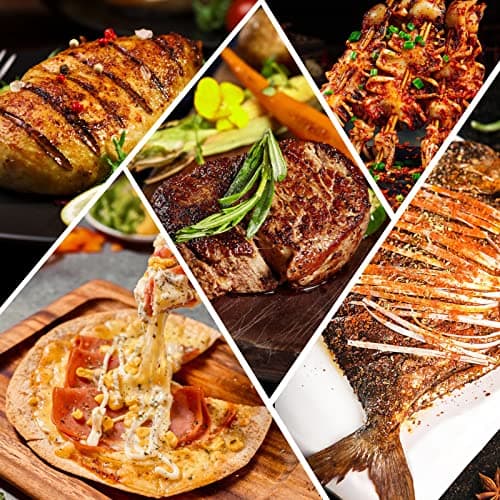 IRONWALLS Commercial Electric Griddle 22”, 3000W Electric Flat Top Griddle Grill Indoor with 122~572℉ Adjustable Temperature Control, Non-stick Stainless Steel Teppanyaki Grill for Restaurant, Hotel 7