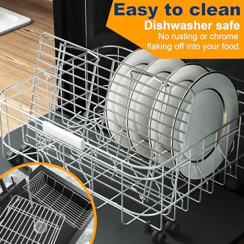 3 Tier Stackable Cooling Rack for Batch Cooling Cookie, Pizza, Cake-15.8”x 10”- Heavy Duty Cooling Racks for Cooking and Baking, Oven and Dishwasher Safe Baking Supplies-Silver 7