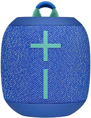 Ultimate Ears Wonderbooms 2 Wireless Speaker, Deep Bass, 360 ° Surround Sound, Waterproof, 2 Speaker Connection for Powerful Sound, 13h Battery, Bermuda Blue (Renewed)
