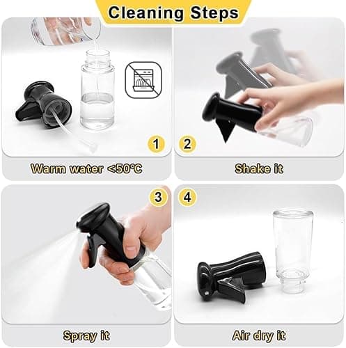 Showvigor Olive Oil Sprayer for Cooking,200 ml Food Grade Olive Oil Spray Bottle Premium Oil Mister with Brush Oil Sprayer for Air Fryer, BBQ, Salad, Baking,Grilling Kitchen Tools 6