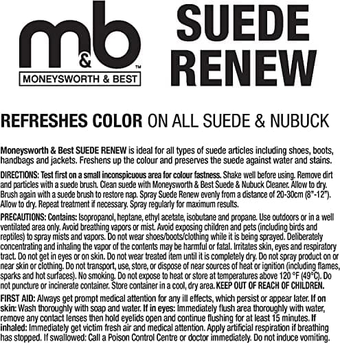 Moneysworth & Best Suede Renew Dye, 5-Ounce, Tan 6