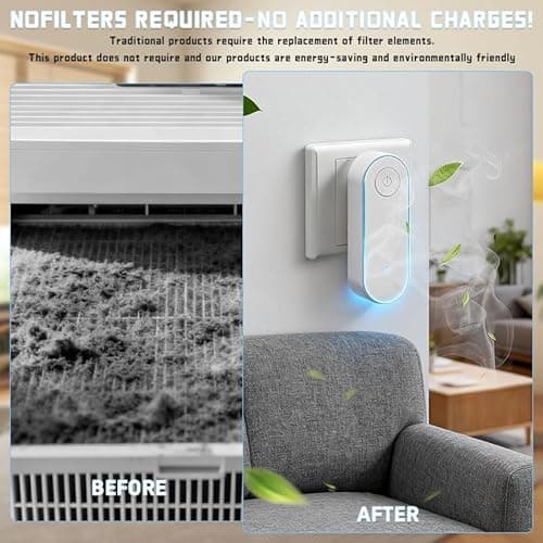 2Pcs 2PCS Magair Air Purifier for Mold, 2026 New Magair Air Purifier Plug In With Replacement Filter, Suitable For Bedrooms, Toilets, Closets, Pet Room 7