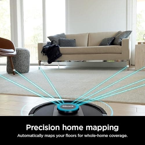 Shark RV2502AE AI Ultra Robot Self-Empty Vacuum, Black 8