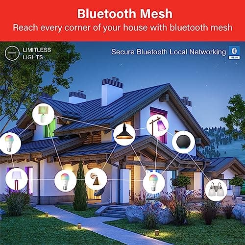 Sengled Alexa Light Bulb, S1 Auto Pairing with Alexa Devices, Warm Smart Light Bulbs, Bluetooth Mesh Smart Home Lighting, E26 60W Equivalent, 800LM, 1-Pack 8