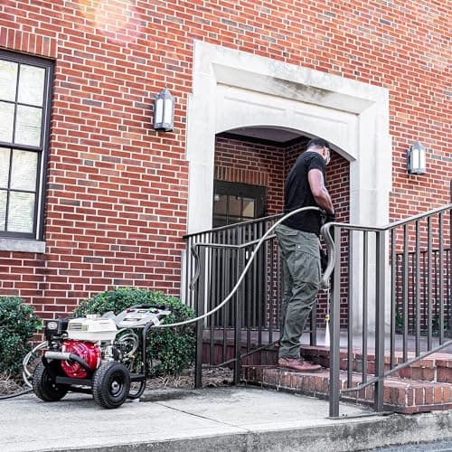 Simpson 61014 3500 PSI at 2.5 GPM Honda GX200 with AAA AX300 Axial Cam Pump Cold Water Professional Gas Pressure Washer PS61002-S 7