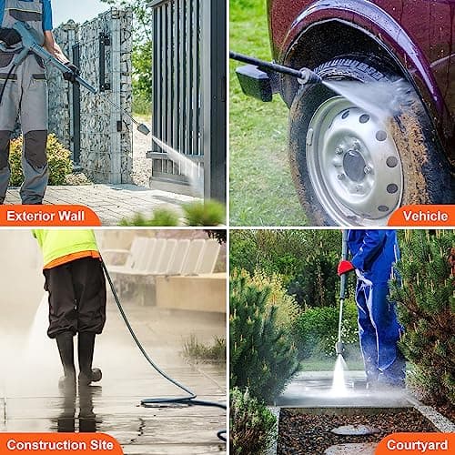 VEVOR Pressure Washer Pump, 3/4" Shaft Horizontal, 2500-3400PSI, 2.5 GPM, Replacement Power Washer Pumps, Parts Washer Pump, Compatible with Honda, Simpson, RYOBI, Briggs & Stratton, Subaru, Craftsman 6