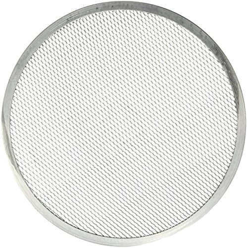 American Metalcraft 18713 Pizza Screen - 13″ Diameter Mesh - Heavy Gauged Aluminum 14-Gauge Mesh Design - Perforated Surface For Even Heat Distribution – Commercial Kitchen, Bakery Pizzeria Bakeware