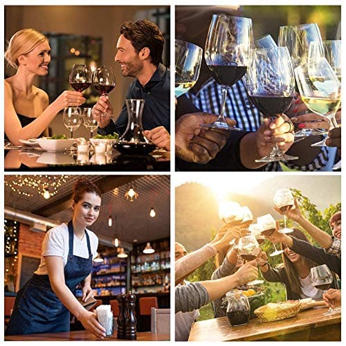 COKUNST Electric Wine Opener, Battery Operated Wine Bottle Openers with Foil Cutter, One-click Button Corkscrew Remover for Home Kitchen Party Wedding 6