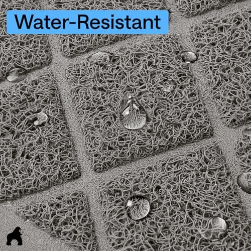 GORILLA GRIP Cat Litter Box Mat, 35x23, Cushioned Coil Mesh Litter Trapping Mats, Scatter Control Supplies for Less Mess, Phthalate Free, Ultra Deep Catch Grooves, Rinse or Vacuum to Clean, Gray 7