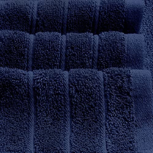 Tens Towels Pack of 1 Jumbo Bath Sheet 40 x 80 Inches, Extra Large & Light Weight, Quicker to Dry, 100% Cotton, Super Soft & Absorbent, Perfect to Wrap Yourself in, Navy 7