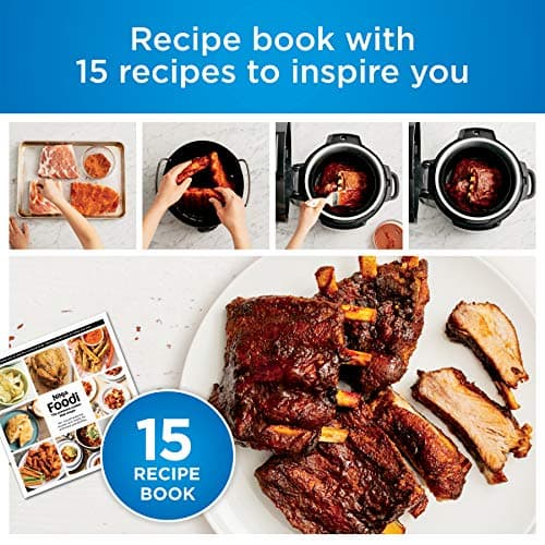 Ninja Foodi 7-in-1 Pressure, Slow Cooker, Air Fryer and More, with 5-Quart Capacity and 15 Recipe Book Inspiration Guide, and a High Gloss Finish 6