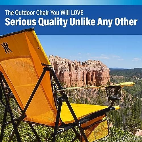 Kijaro Portable Camping Chairs - Enjoy the Outdoors with a Versatile Folding Sports Chair for Outdoor & Lawn - Dual Lock Feature Locks Position – Hallet Peak Gray 11