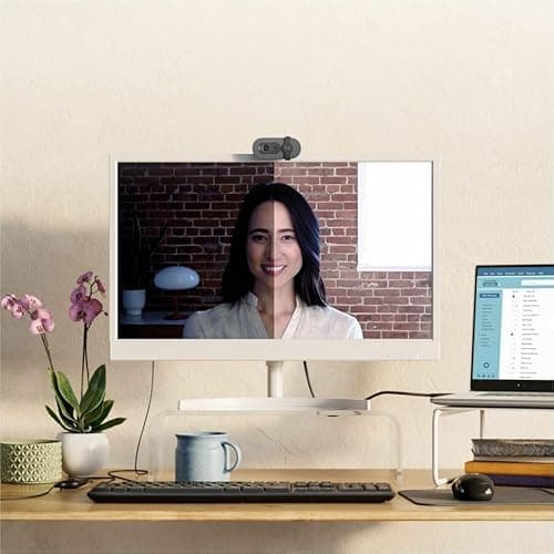 Logitech 960001580 Brio 100 1080p Full HD Webcam (Graphite) (Renewed) 9
