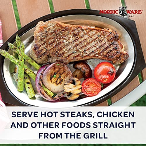 Nordic Ware Indoor/Outdoor Sizzling Steak Server 5
