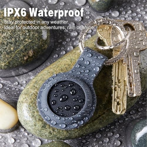 Reyke Smart Tag, Air Tracker Luggage Tracker, Works with Apple Find My (iOS Only), Item Locator for Key, Luggage, Backpack, Wallet, IPX6 Waterproof, 4 Pack 5