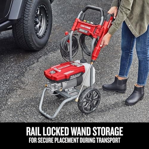 CRAFTSMAN Electric Pressure Washer, Cold Water, 2,800 MAX PSI (CMEPW2800) 7