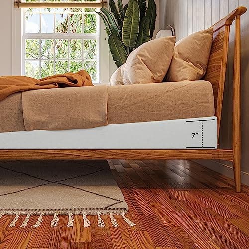 Avana Mattress Elevator - Under Bed 7-Inch Incline Foam Support - Riser for Acid Reflux, GERD, and Sleep Relief - Queen