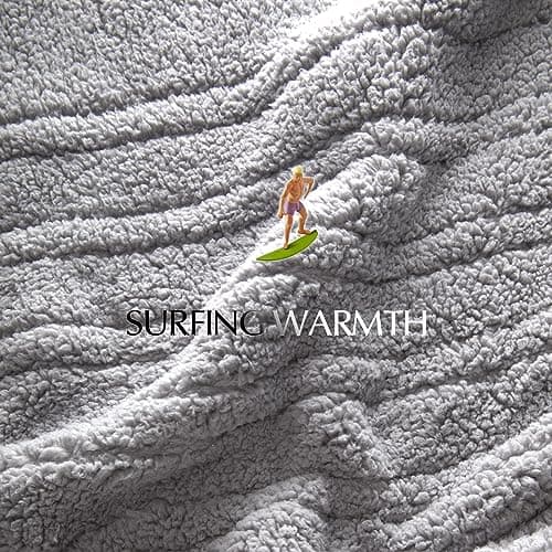 SNUGSUN Heated Twin Blanket Double Sided Sherpa, Soft Heating Electric Blanket for Bed, Automatic Safety System, 6 Heating Levels & 10 Hours Auto-Off, 62"x84" Arctic Grey 7