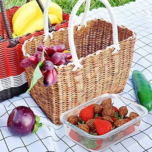 M MCIRCO 10-Pack,22 Oz Glass Meal Prep Containers,Glass Food Storage Containers with lids,Lunch Containers,Microwave, Oven, Freezer and Dishwasher (Gray) 7