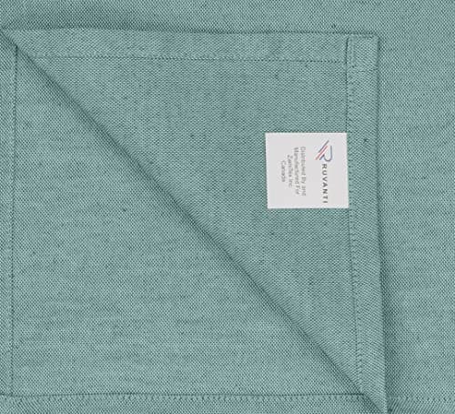 Ruvanti Cloth Napkins Set of 12, 18x18 Reusable Napkins Cloth Washable, Soft & Durable Table Napkin, Poly Cotton Fabric Dinner Napkins for Parties, Christmas, Thanksgiving, Weddings - Teal 8