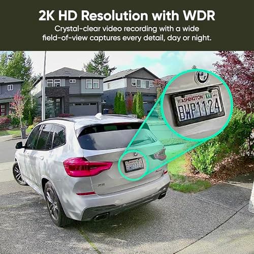 WYZE Solar Cam Pan (Flagship Model), Security Cameras Wireless Outdoor, 2K 360° Pan-Tilt Battery Powered 2.4GHz Wi-Fi Cameras for Home Security, AI Motion Detection, Color Night Vision, No Blind Spots 6