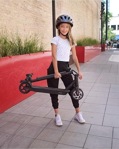 Hiboy S2 Lite Electric Scooter - 6.5" Solid Tires - Up to 10.6 Miles Long-Range & 13 MPH Portable Folding Commuting Scooter for Teens/Adults (Black) 8