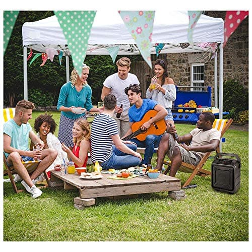 iLive ISB659B Wireless Tailgate Party Speaker, with Built-in Rechargeable Battery and Roller Wheels, Black 5