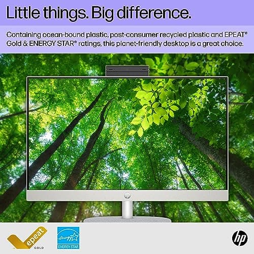 HP 23.8 inch All-in-One Desktop PC, FHD Display, Intel Core i3-N300, 8 GB RAM, 512 GB SSD, Intel UHD Graphics, Windows 11 Home, 24-cr0042 (2023) 6