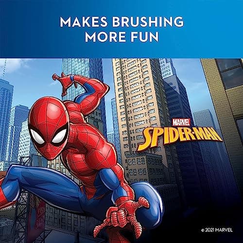 Oral-B Kids Electric Toothbrush Featuring Marvel's Spiderman, for Kids 3+ 7
