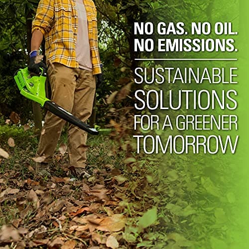 Greenworks 40V (150 MPH / 130 CFM / 75+ Compatible Tools) Cordless Leaf Blower, Tool Only 9