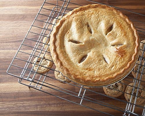 Fox Run Stackable Cooling Rack Set, Chrome, 3-Piece, Metallic, 2.25 x 14 x 10 inches 5