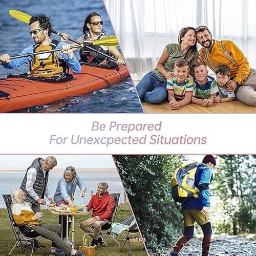 276PCS First Aid Kit Home Car Camping Hiking Emergency Supplies Small Compact Lovely Bag for School Outdoor, Basic Outdoor Essentials Survival Kit for Travel AMORNING 7