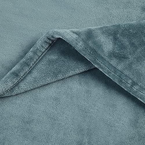 Serta Luxuriously Soft Plush Electric Blanket Fast Heating Cozy Cover, Safety Auto Shut Off Timer, Low EMF, Multi Heat Setting, ETL Certified, Machine Washable, Dark Teal Queen (90 in x 84 in) 8