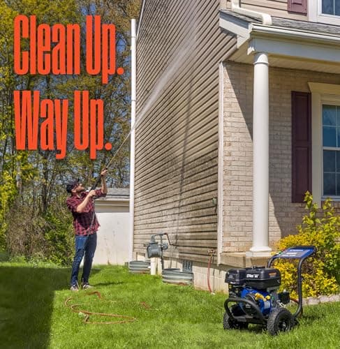 Westinghouse WPX3800 Gas Pressure Washer, 3800 PSI and 3.6 Max GPM, Onboard Soap Tank, Spray Gun and Wand, 5 Nozzle Set, for Cars/Fences/Driveways/Homes/Patios/Furniture, Black 5