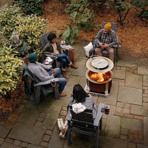 Breeo Smokeless Fire Pit (X Series 24, Corten Steel) | 27.5 inch Smokeless Firepit for Outside | 62 Pounds | Ideal for Families Compatible with Wide Range of Breeo Accessories 8