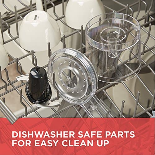 BLACK+DECKER 1.5-Cup Electric Food Chopper, One Touch Pulse, 150W Motor, Stay-Sharp Blade, Dishwasher Safe 6