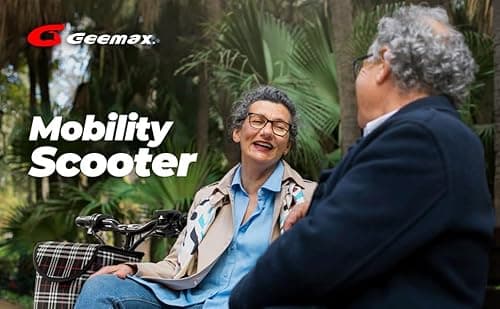 Geemax 3 Wheel Mobility Scooter for Adults Seniors, 300 lbs Weight Capacity - 13 Mile Range & Foldable Design - Upgraded Anti-Tip Footrests for Safety - 250W Motor, 36V 5.2AH Battery (Ships Assembled) 6