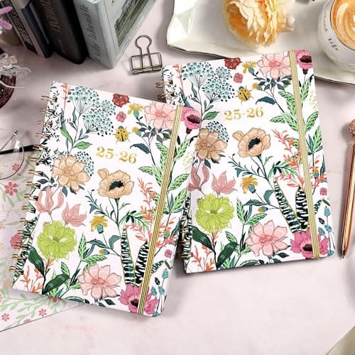 2025-2026 Academic Planner – Weekly ＆ Monthly Planner from Jul. 2025 – Jun. 2026, 6.4" x 8.5" with Tabs, Flexible Hardcover, Thick Paper, Strong Twin-Wire Binding, Back Pocket, Inspirational Quotes 7