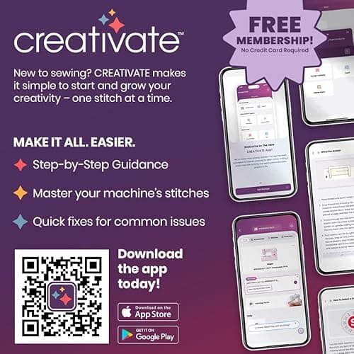 SINGER® M1000 Mending Machine (White) with Accessories | 4 Built in Stitches deliver 32 Stitch Applications | Compact, Lightweight, Portable | Great for Light to Medium Weight Fabrics & Repairs 8