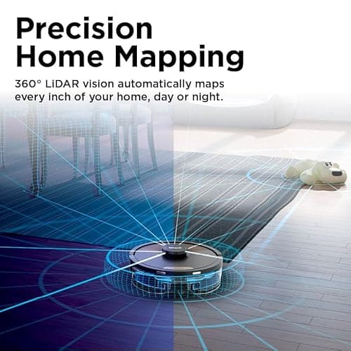 Shark Matrix Plus Robot Vacuum and Mop, Sonic Mopping, Home Mapping, Clean Edge, for Pet Hair, for Carpets and Hard Floor, UR2650WS 9