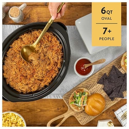 Crock-Pot MyTime Technology 6 Quart Programmable Slow Cooker and Food Warmer with Digital Timer, Stainless Steel (2137020) 5