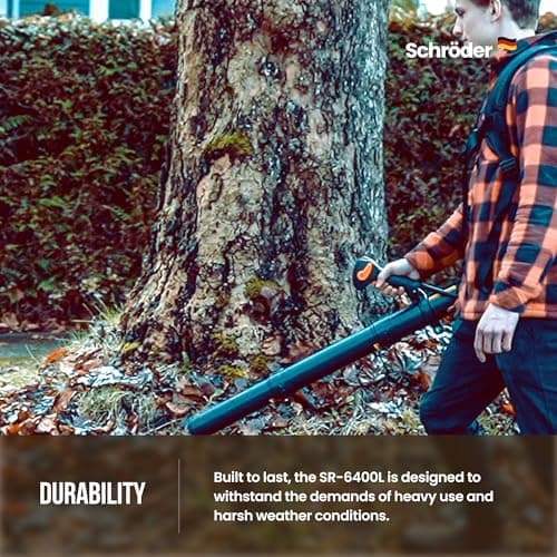 Schröder Backpack Leaf Blower - Backpack Blower - Gas Leaf Blower - SR-6400L - 3.7 HP Engine 7