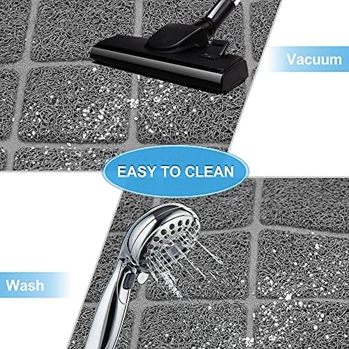 Niubya Premium Cat Litter Mat, Litter Box Mat with Non-Slip and Waterproof Backing, Litter Trapping Mat Soft on Kitty Paws and Easy to Clean, Cat Mat Traps Litter from Box 6