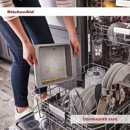 KitchenAid Classic Cutting Board with Perimeter Trench and Non Slip Edges, Dishwasher Safe, 11 inch x 14 inch, White and Gray 10